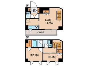 ウィルテラス奥沢の物件間取画像